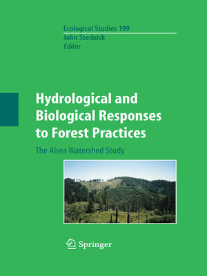cover image of Hydrological and Biological Responses to Forest Practices